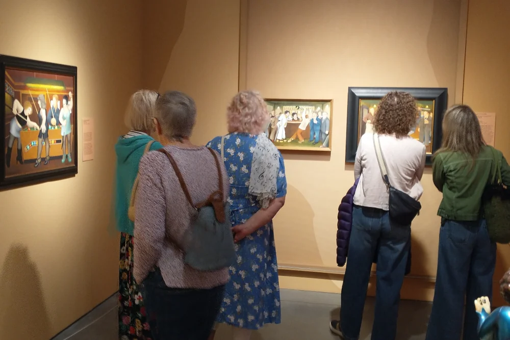 The Box museum gallery in Plymouth city centre during a circular walk